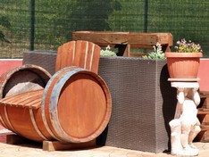LA LOCANDA DEI SANNITI GIARDINO BOTTE.JPG